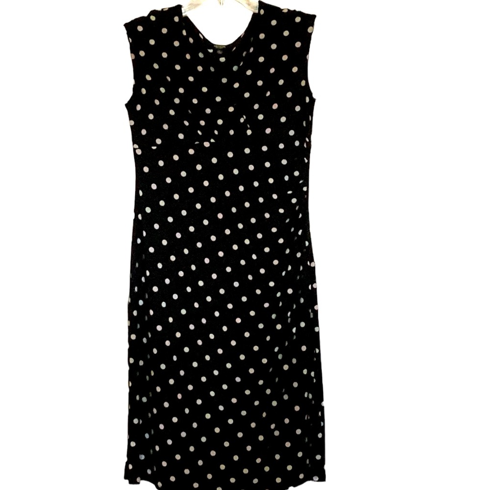 Premise dress , black and white polka dot , size M